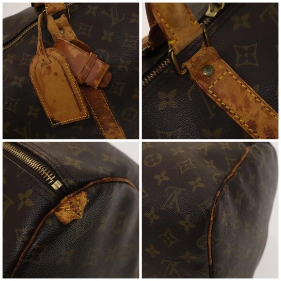 LOUIS VUITTON Monogram Keepall 55 Boston Bag - Picture 12 of 15